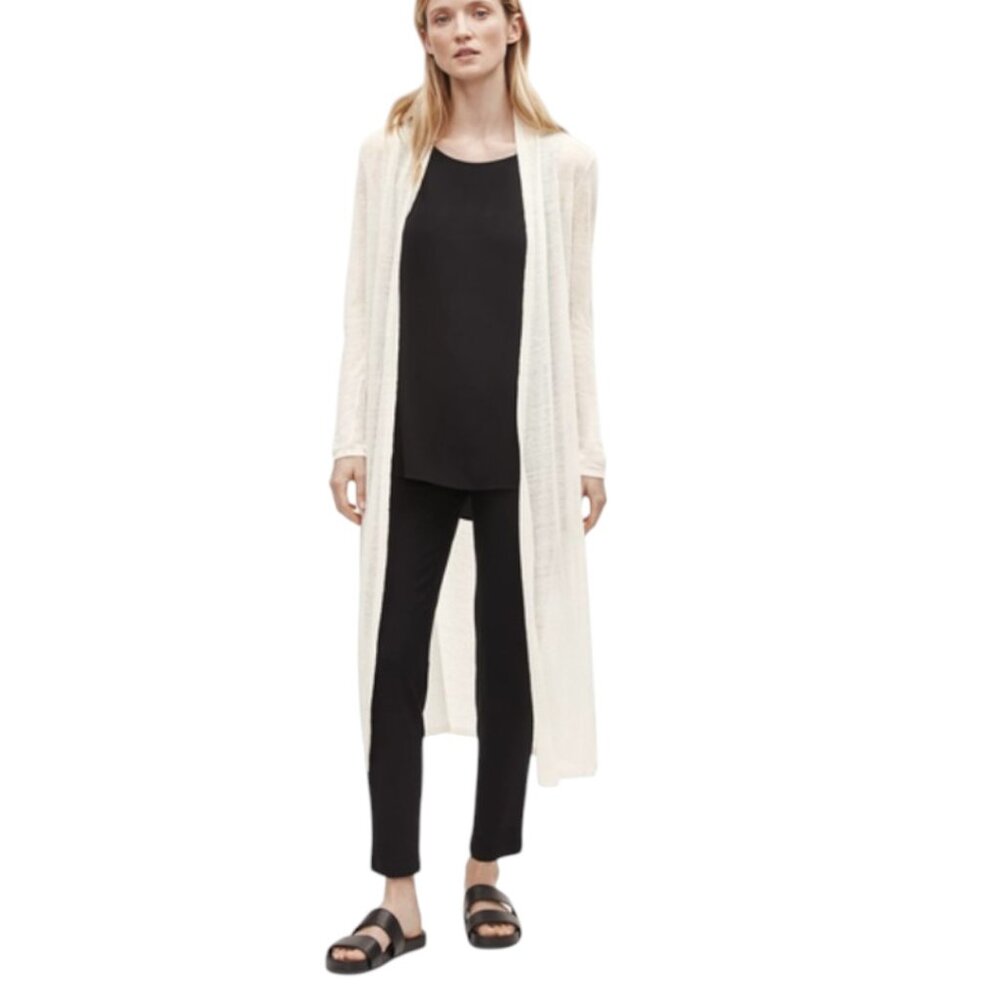Wallflower Cream Long‎ Cardigan sz M